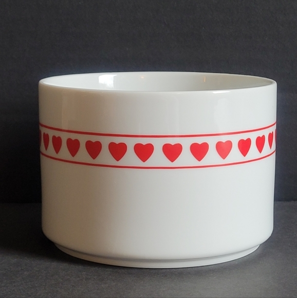 1988 F.T.D.A. Heart Pattern Dish / Planter Galentine's Valentine's Day - Picture 5 of 7
